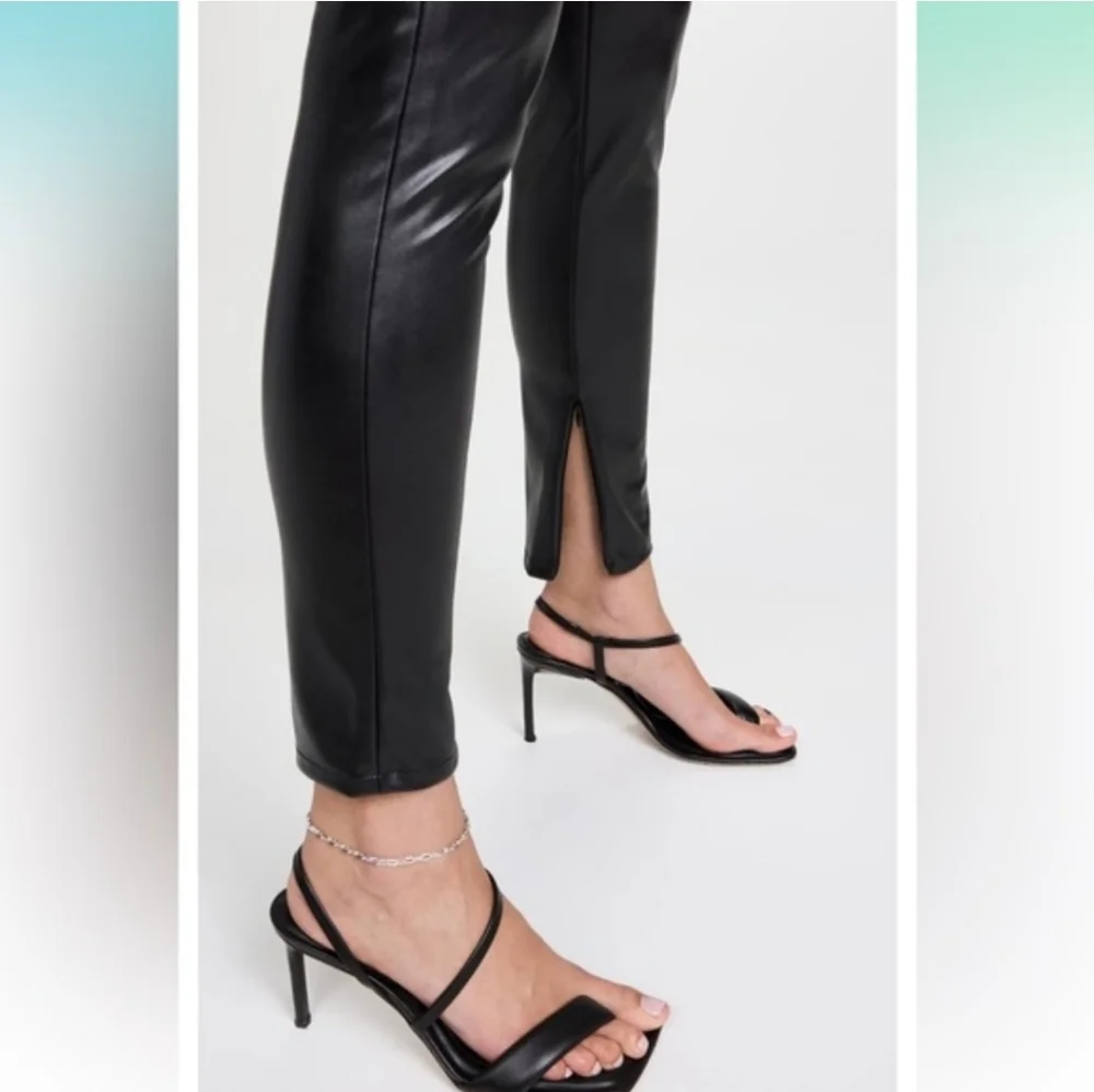 NEW VELVET by GRAHAM & SPENCER Berdine Faux Leather Leggings - Picture 2 of 12